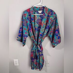 Inner Most Floral Kimono Robe | Vintage | Size Medium